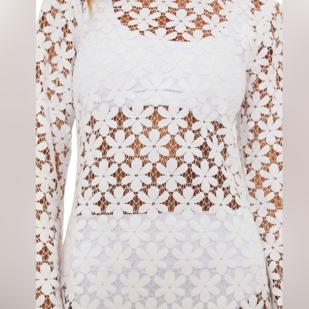 Beach Riot White Floral Swim Coverup - Picture 7 of 12